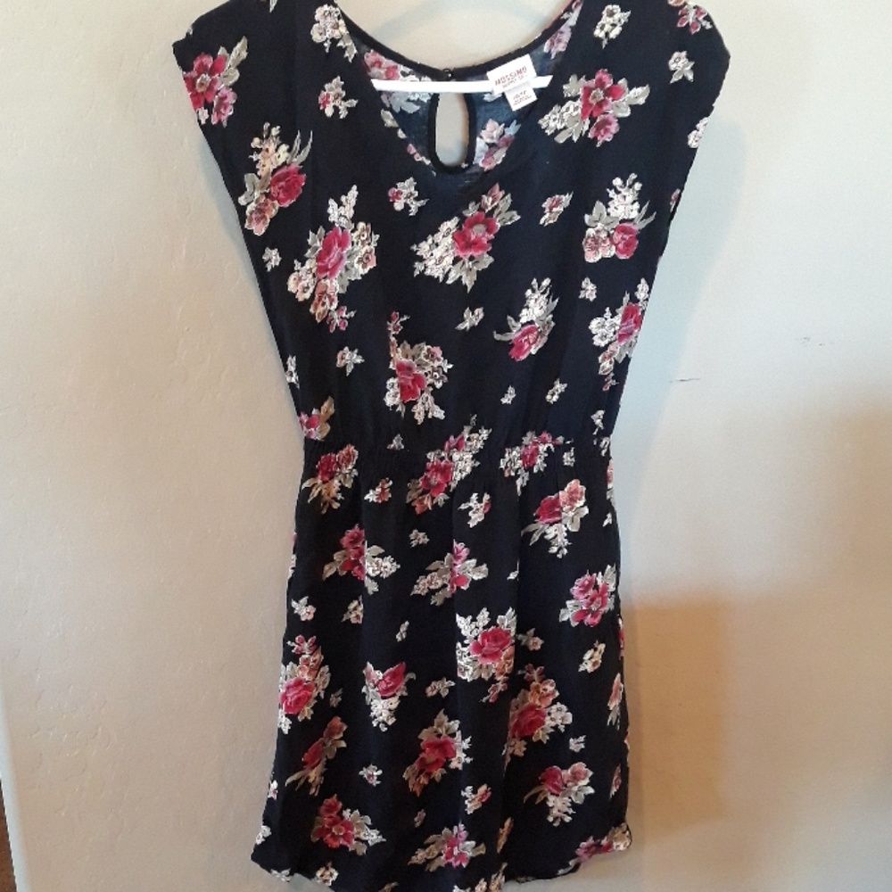 Mossimo Black and Floral Dress
